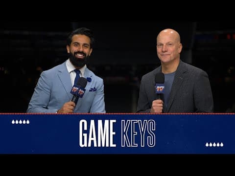GAME KEYS | Pre-Game vs PIT 01.22.26