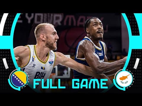 Group Phase | Bosnia and Herzegovina v Cyprus | Full Basketball Game | FIBA EuroBasket 2025