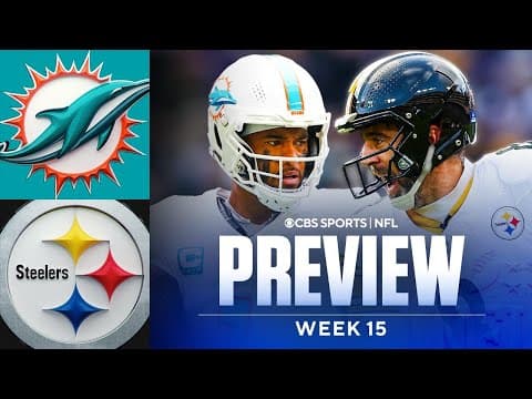 Dolphins vs Steelers Monday Night Football Game Preview: Predictions and Best Bets | NFL Week 15