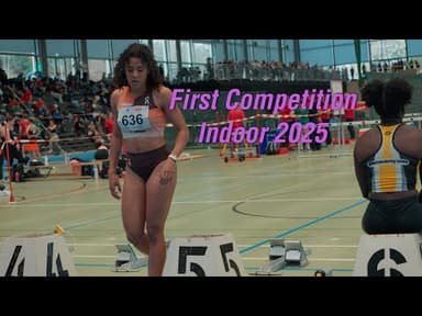 Opening My 2025 Indoor Track Season : First Competition!