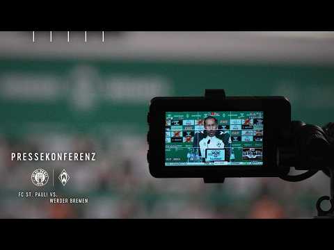 Pressekonferenz vor St. Pauli I FC St. Pauli vs. Werder Bremen
