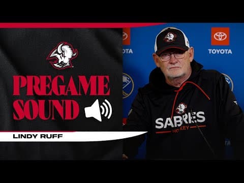 Lindy Ruff Pregame Media | Buffalo Sabres vs St. Louis Blues | Tyson Kozak Injury Update