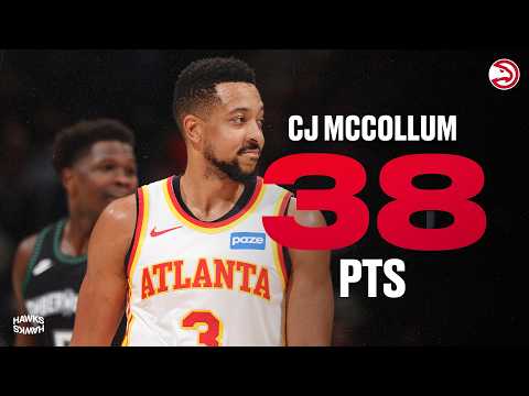 CJ McCollum pours in 38 Points for Hawks at Timberwolves
