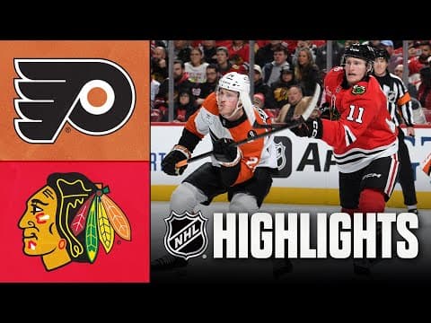 Flyers vs. Blackhawks | NHL Highlights | December 23, 2025