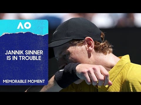 Jannik Sinner Loses the First Set! | Australian Open 2026