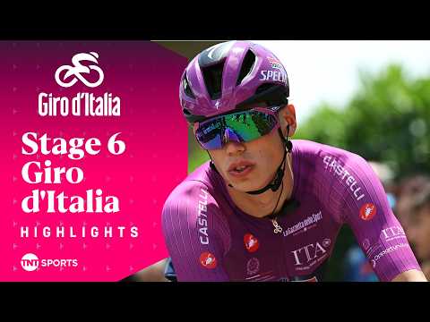 CRASHES ON THE COBBLE 🍿 | 2026 Men's Giro d'Italia Stage 6 Race Highlights | TNT Sports Cycling