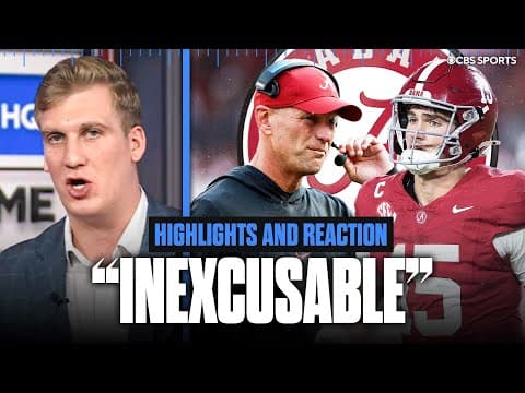 No. 11 Oklahoma SHOCKS No. 4 Alabama to keep CFP hopes alive | Can the Crimson Tide still make it? 🤔