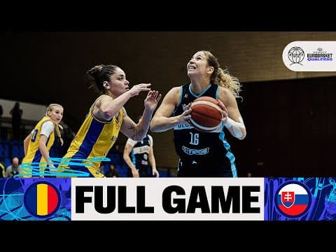 LIVE - Romania v Slovakia | FIBA Women's EuroBasket 2027 Qualifiers