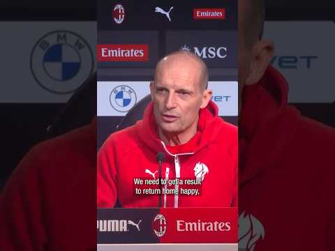 Coach Allegri previews #PisaMilan | #Shorts