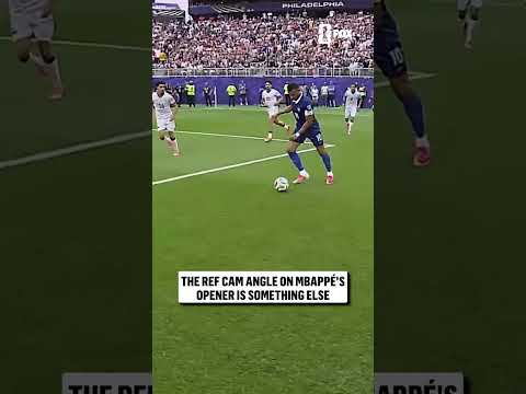 Best view in the stadium of Mbappé's golazo