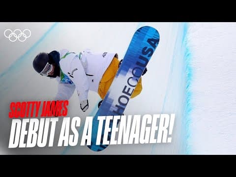 Scotty James 🇦🇺 | Competing at 15 on the Olympic Stage🏂 | Olympic Debuts