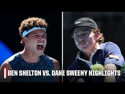 No. 8 Ben Shelton vs. Dane Sweeny | Round 2 Highlights | 2026 Australian Open