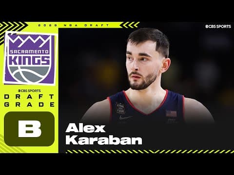 Alex Karaban selected No. 29 overall by Kings | 2026 NBA Draft Grades & Instant Reaction