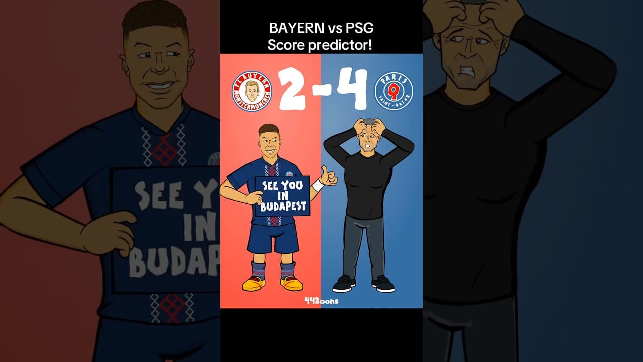 SCORE PREDICTOR⚽️Bayern Munich vs PSG #championsleague #football