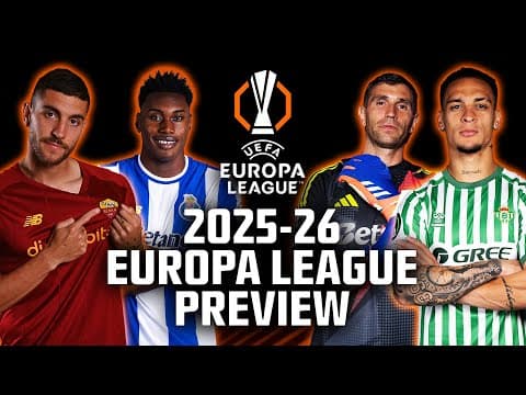 The UEFA Europa League is BACK | Match previews, dark horses & Winner PREDICTIONS | Morning Footy