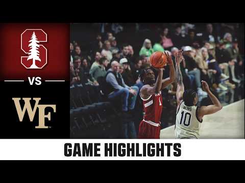 Stanford vs. Wake Forest Game Highlights | 2025-26 ACC Men's Basketball