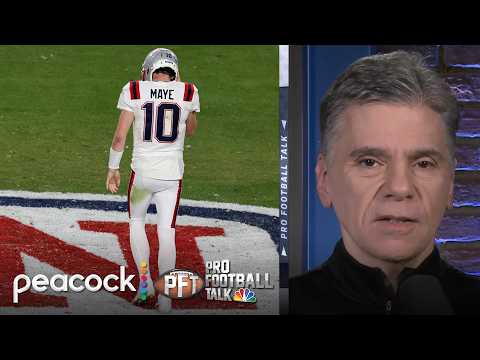 Drake Maye's shoulder issue ties into role of inside information | Pro Football Talk | NFL on NBC