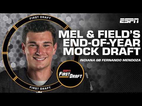 🚨END-OF-SEASON MOCK DRAFT🚨 w/Mel Kiper, Field Yates & Greeny! | First Draft🏈