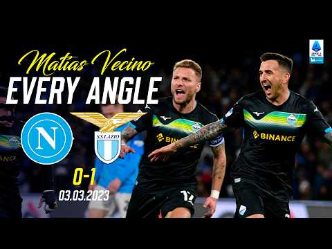 🔃 EVERY ANGLE - IL GOL DI VECINO CONTRO IL NAPOLI