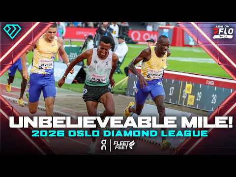 Incredible Finish In The Dream Mile | 2026 Oslo Diamond League