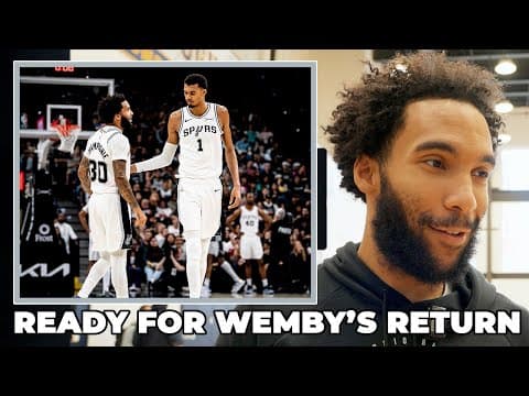 Julian Champagnie on Looking Forward to Victor's Return