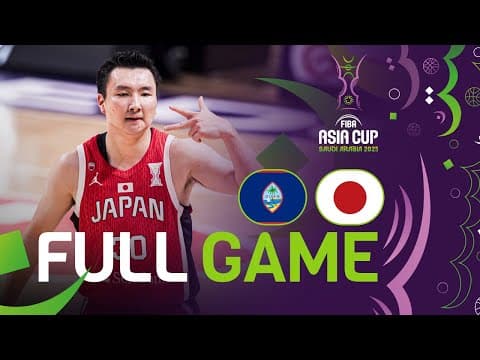 Group Phase | Guam v Japan | Full Basketball Game | FIBA Asia Cup 2025