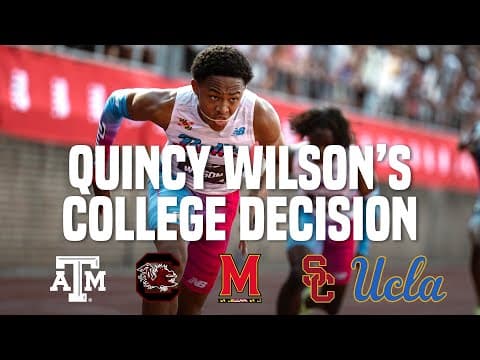 QUINCY WILSON MAKES HIS STUNNING COLLEGE DECISION | LIVE STREAM REPLAY