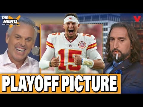Colin Cowherd & Nick Wright DEBATE 2025 NFL playoff picture | THE HERD NFL