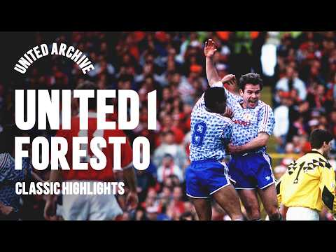 United Defeat Forest! 🏆 | 1992 League Cup Final | Classic Highlights