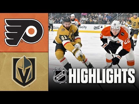 Flyers vs. Golden Knights | NHL Highlights | January 19, 2026