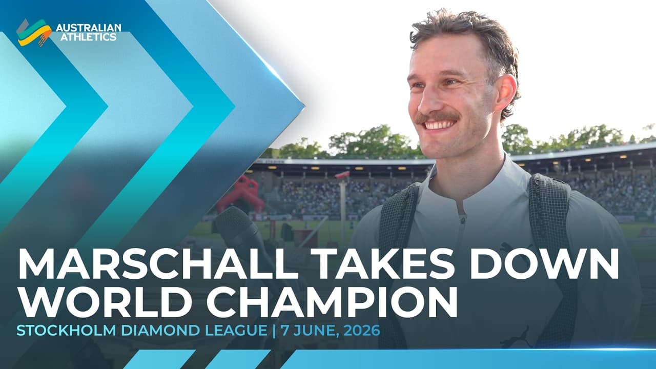 Kurtis Marschall gets his first Diamond League win in Stockholm | 2026 Stockholm Diamond League