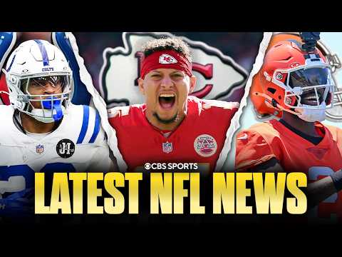 Latest NFL News: Patrick Mahomes' new deal with Chiefs, Browns' QB competition & MORE ✅