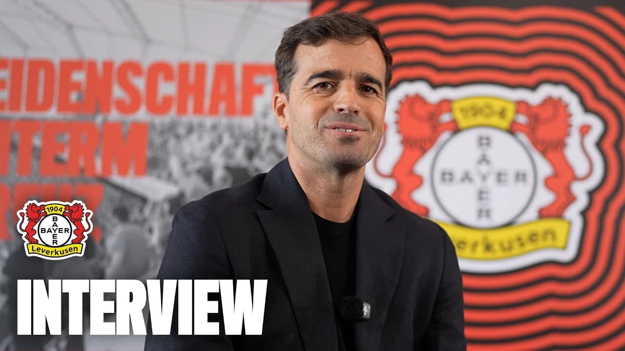 Carles Martinez’s first interview as head coach in Leverkusen