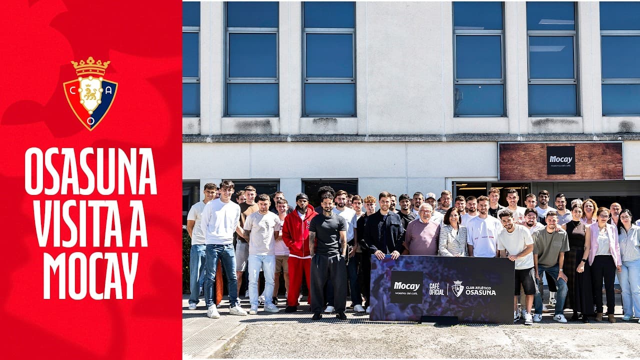 La plantilla de Osasuna visita las instalaciones de su patrocinador Mocay | Club Atlético Osasuna