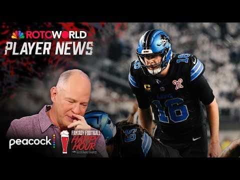 Lions offense on the naughty list after loss to Vikings | Fantasy Football Happy Hour | NFL on NBC