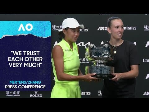 Mertens/Zhang Press Conference | Australian Open 2026 Final
