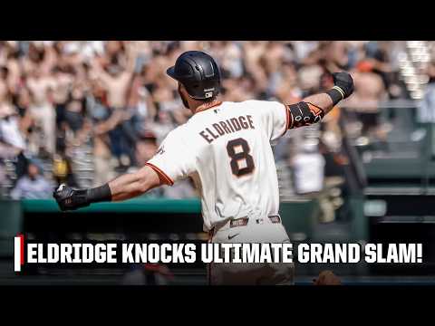 WALK-OFF GRAND SLAM 😱🚨 Bryce Eldridge goes yard to complete 5-run, 9th-inning comeback | MLB on ESPN