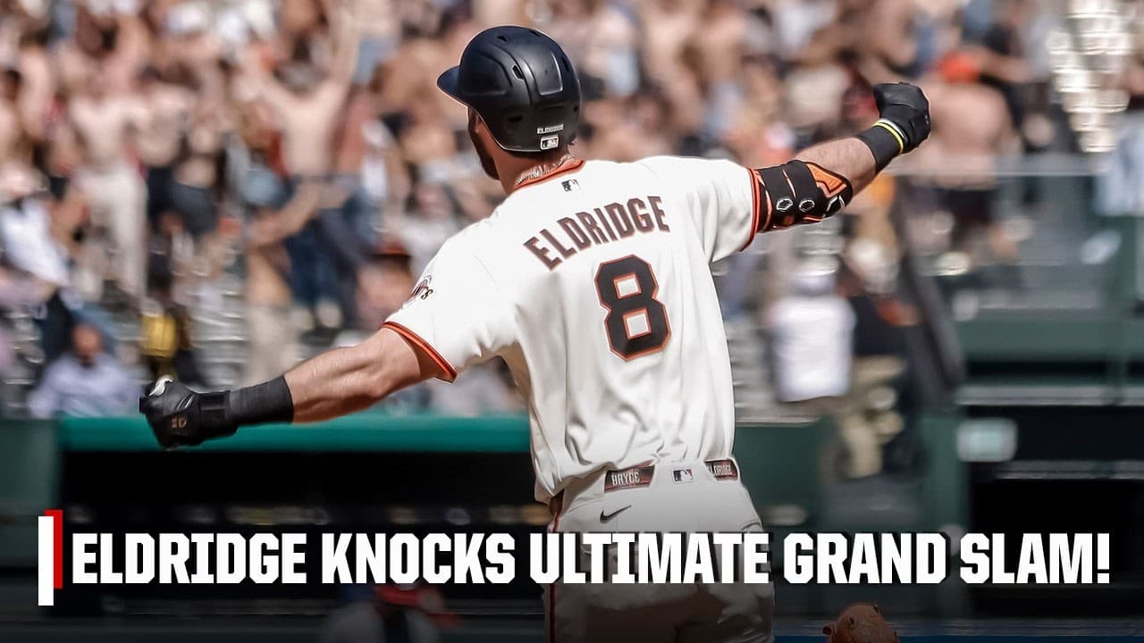 WALK-OFF GRAND SLAM 😱🚨 Bryce Eldridge goes yard to complete 5-run, 9th-inning comeback | MLB on ESPN