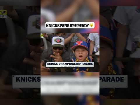A million people are expected at the Knicks parade today 🤯