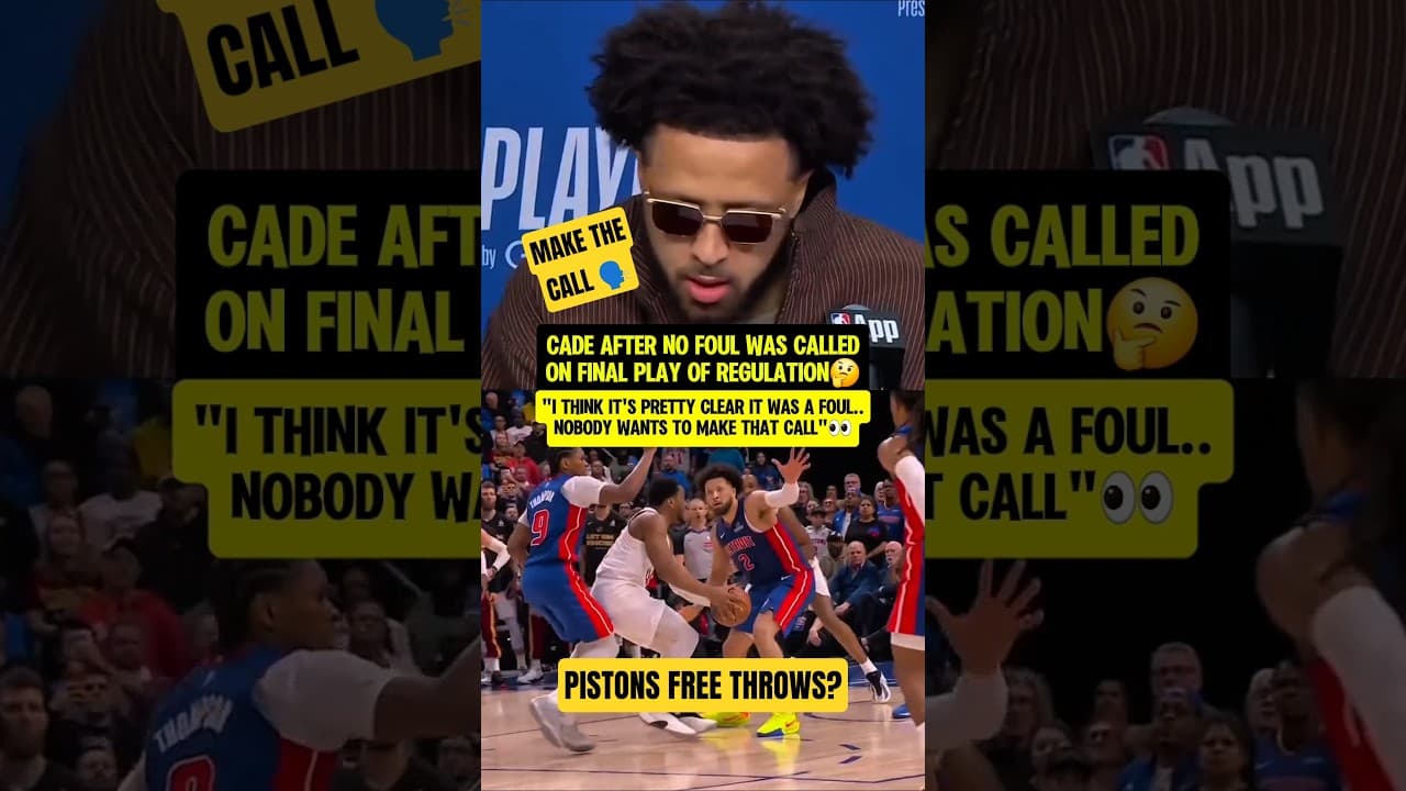 Do you agree with Cade on the Foul?🤔