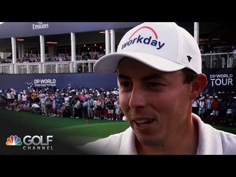 Matt Fitzpatrick after winning 2025 DP World Tour Championship in dramatic playoff | Golf Channel