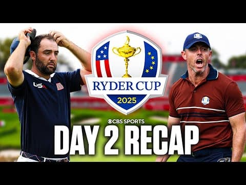 2025 Ryder Cup RECAP: Europe Dominates Day 2, Scheffler’s Struggles Continue, Rory vs. the Fans