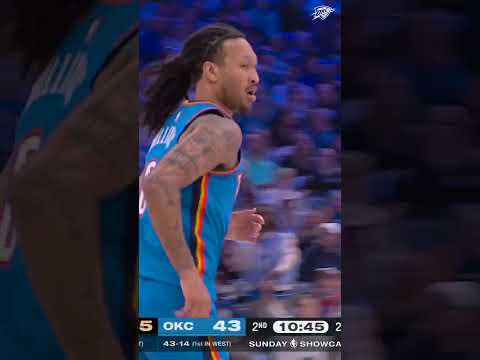 JWill feelin' it 🥵 #okcthunder