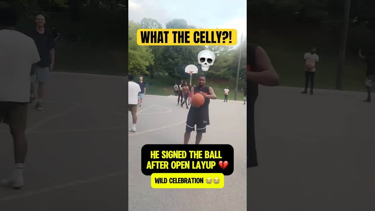 This celebration after a layup is wild 😅😭