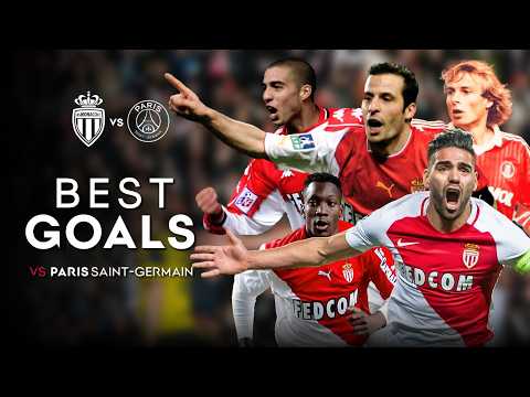 Top Goals Monaco – PSG | (Falcao, Trezeguet, Klinsmann, Nonda, Ikpeba, Kallon...)