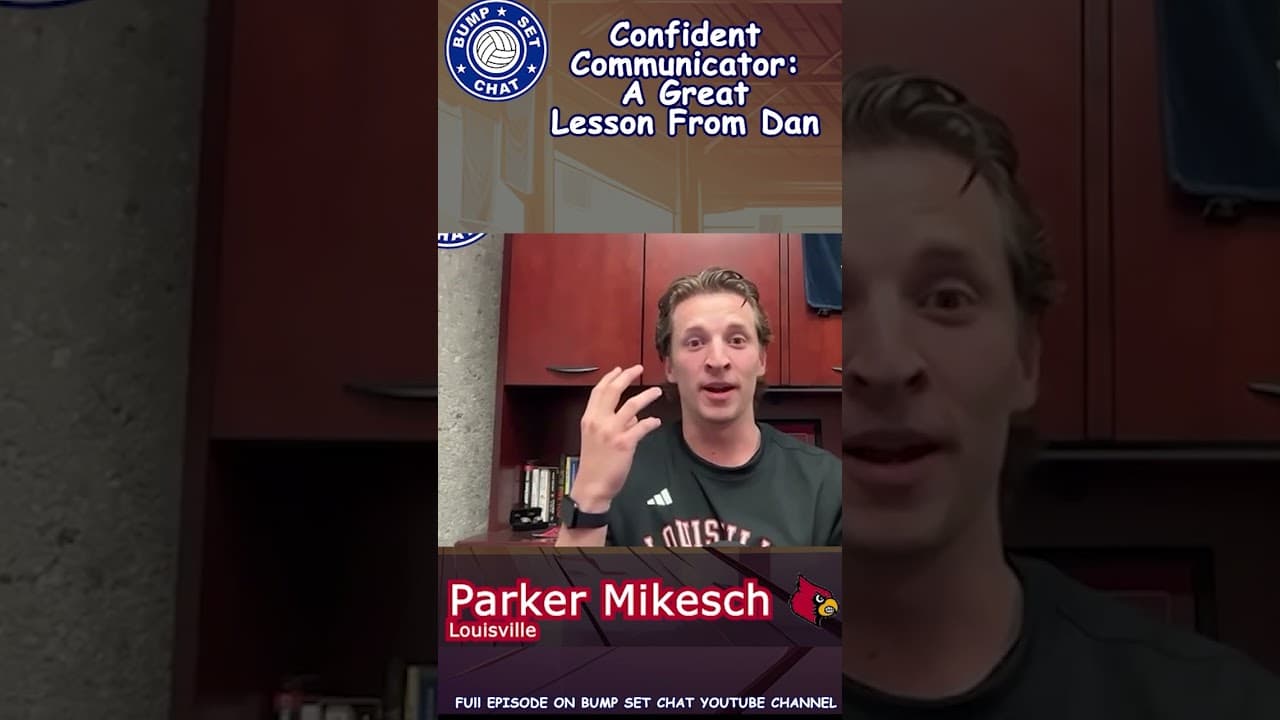 Coaching lesson! Confidence and communicating - HAND IN HAND! #volleyball #coaching
