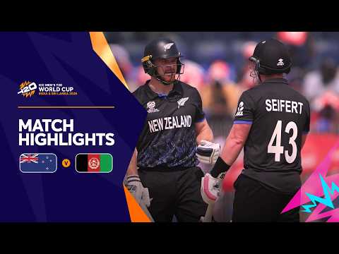 New Zealand v Afghanistan | Match Highlights | Men’s T20 World Cup 2026