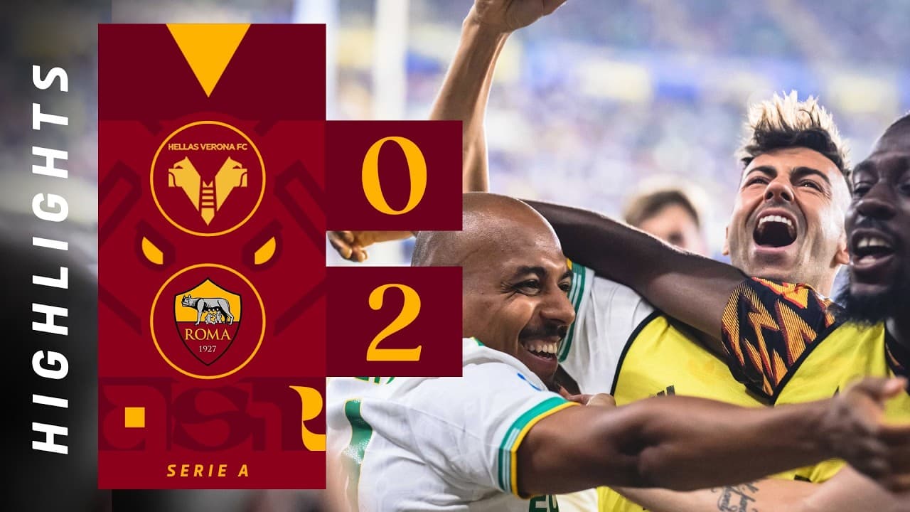 VERONA 0-2 ROMA | SERIE A HIGHLIGHTS 2025-26