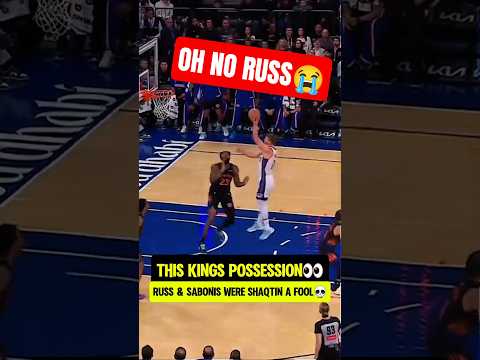 Russ & Sabonis were SHAQTIN A FOOL😭
