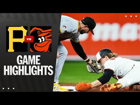 Pirates vs. Orioles Game Highlights (9/9/25) | MLB Highlights